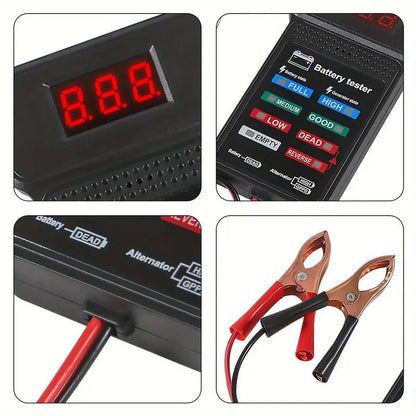 12V batteritestare med LED-display - Carlevel AB - Fordon och delar > Fordonstillbehör