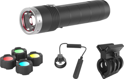 LEDLENSER MT10 COMBO Black – produktbild framifrån | LEDLENSER