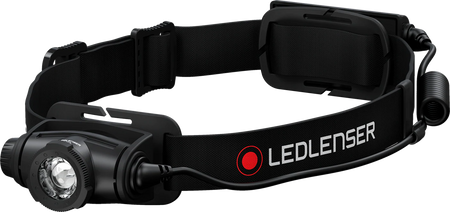 LEDLENSER H5R CORE Black ES – produktbild framifrån | LEDLENSER