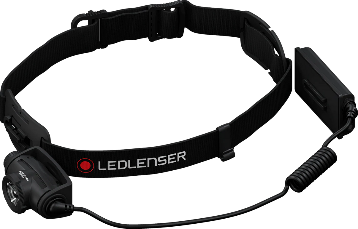 LEDLENSER H5R CORE Black ES – närbild detaljer | LEDLENSER