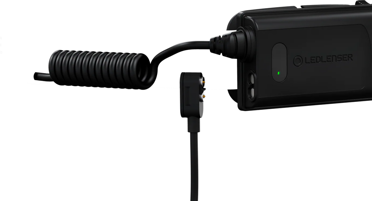 LEDLENSER H5R CORE Black ES – produktvy från sidan | LEDLENSER