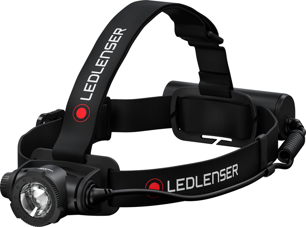 LEDLENSER H7R CORE Black ES – produktbild framifrån | LEDLENSER