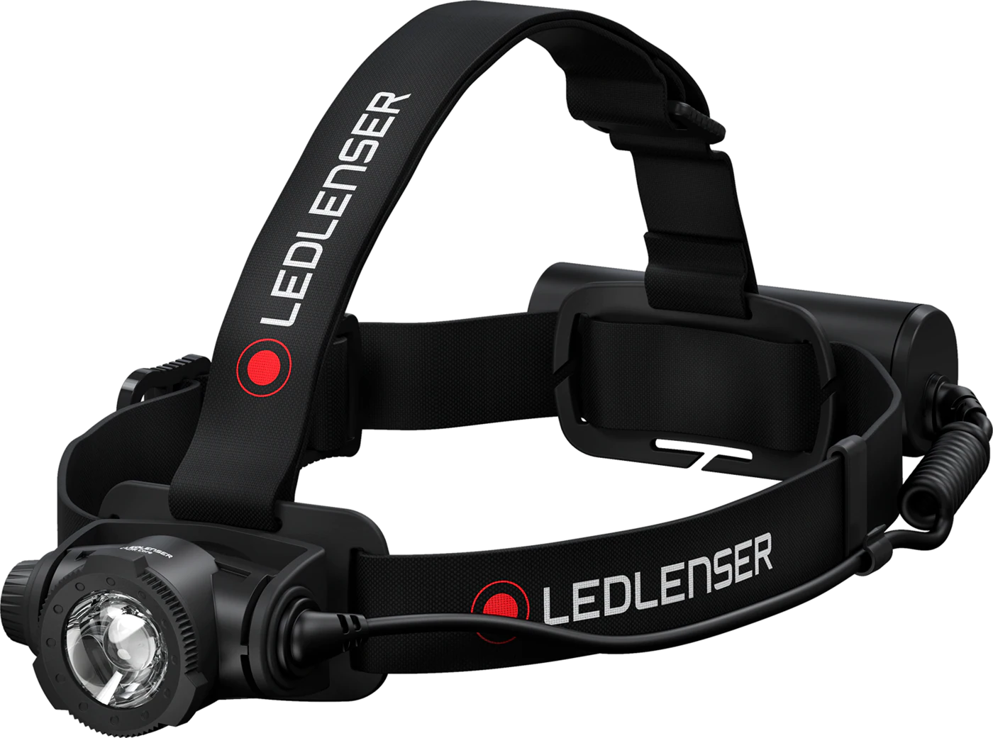 LEDLENSER H7R CORE Black ES – produktbild framifrån | LEDLENSER