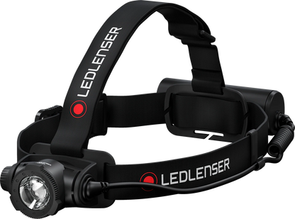 LEDLENSER H7R CORE Black ES – produktbild framifrån | LEDLENSER