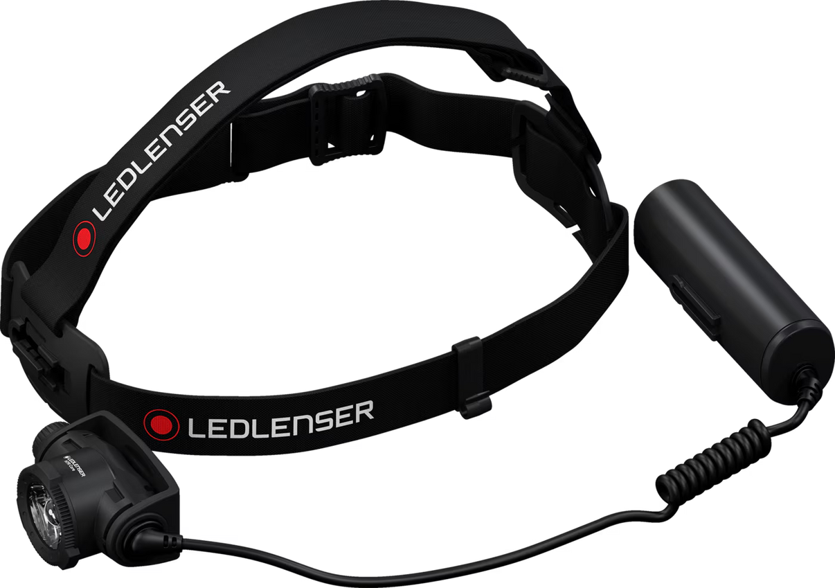 LEDLENSER H7R CORE Black ES – närbild detaljer | LEDLENSER