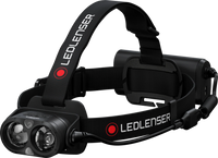 LEDLENSER H19R CORE Black – produktbild framifrån | LEDLENSER