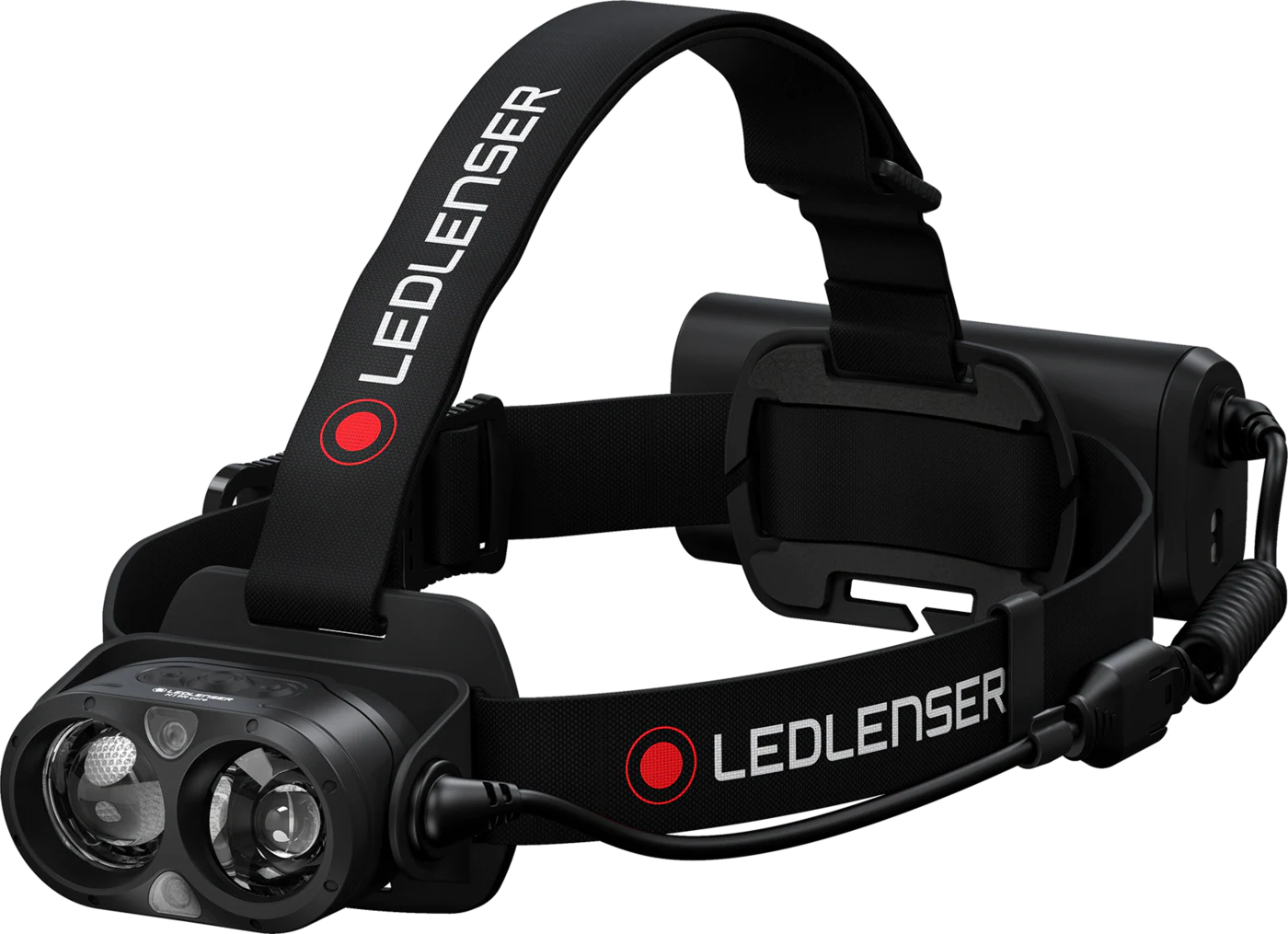 LEDLENSER H19R CORE Black – produktbild framifrån | LEDLENSER