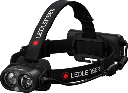 LEDLENSER H19R CORE Black – produktbild framifrån | LEDLENSER