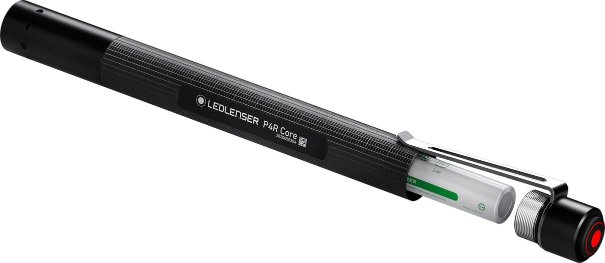 LEDLENSER P4R CORE – närbild detaljer | LEDLENSER
