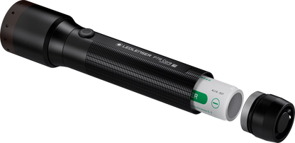 LEDLENSER P7R CORE Black ONE – närbild detaljer | LEDLENSER