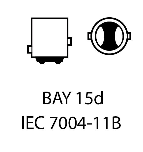 LED-lampa för bil – P21/5W – BAY15d – 6000K – 54 LED – SMD 2016 – 2-pack