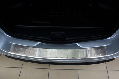 Lastskydd Dacia Logan MCV 2013–2016, facelift 2016+ – Silver satin – detaljbild 2