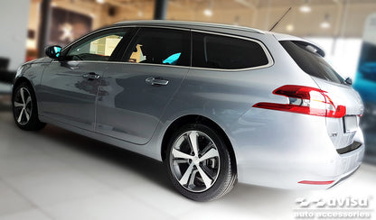 Lastskydd Peugeot 308 II SW Kombi 2013–2017, facelift 2017–2021 – Svart – detaljbild 2