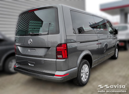 Lastskydd Volkswagen T6 Caravelle 2015–2019, facelift 2019–2024 (versionen med trunk opening upwards) – Svart – detaljbild 2