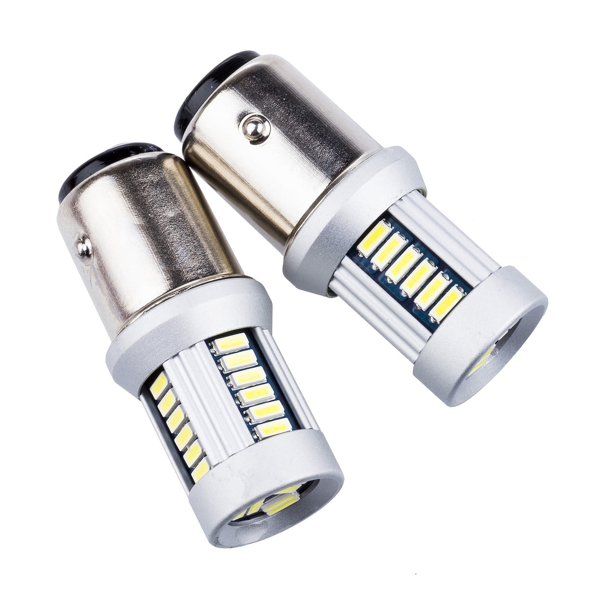 LED-lampa för bil – P21/5W – BAY15d – 6000K – 30 LED – SMD 4014 – 2-pack