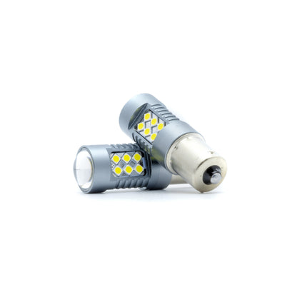 LED-lampa för bil – P21W – BA15S – 6000K – 24 LED – SMD 3030 – 2-pack