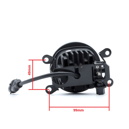 LED-dimljus – 3000K – 10 W – 9V - 16V