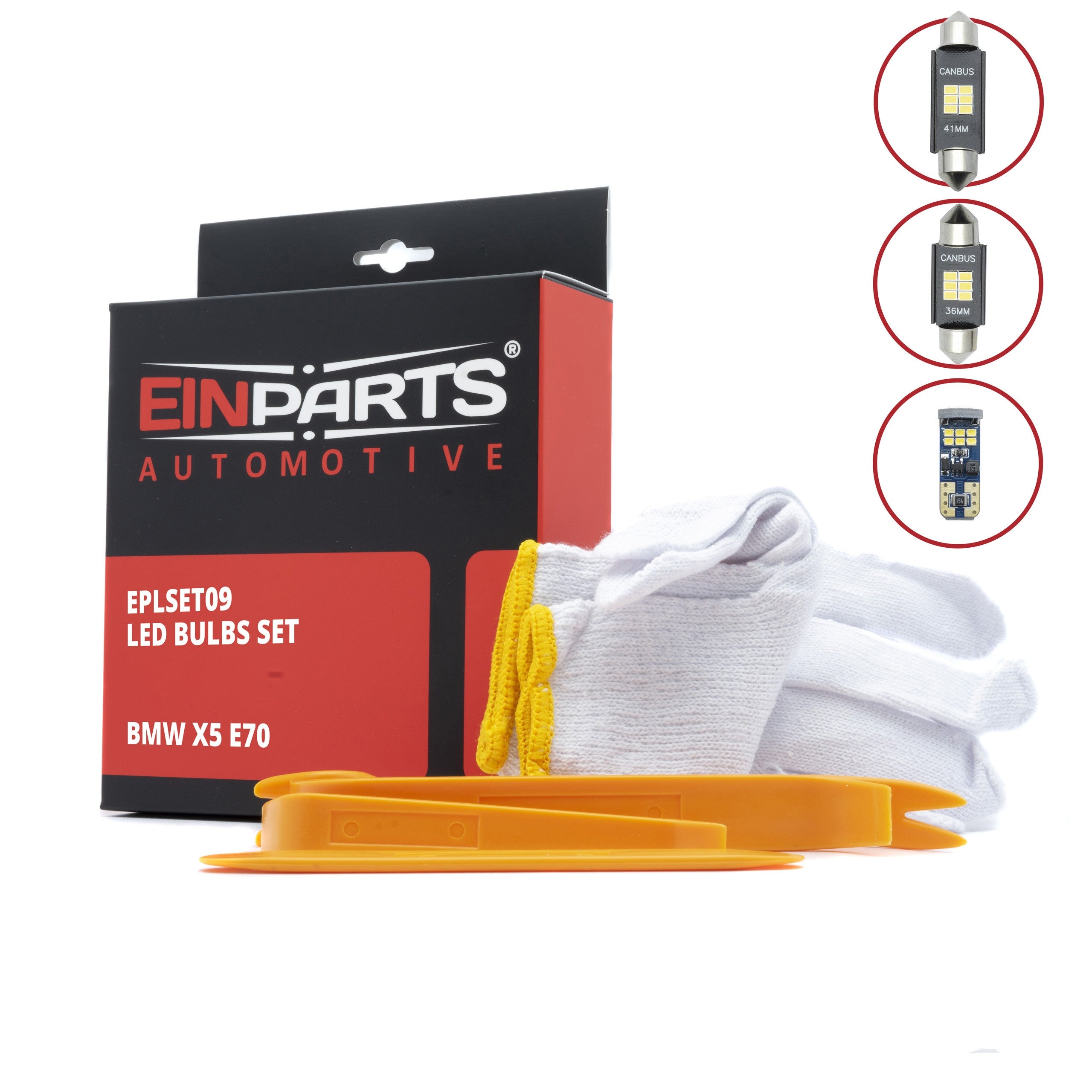 LED-interiörbelysning BMW X5 E70 – 6000K