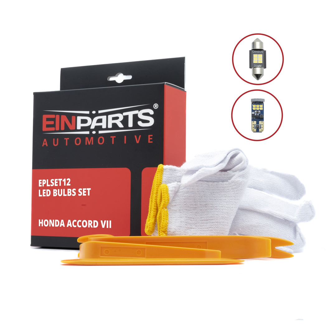 LED-interiörbelysning Honda Accord VII – 6000K – 12-pack