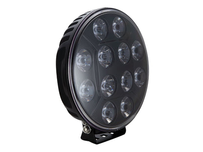 BriodLights Verne Extraljus 9" – produktbild framifrån | Briodlights