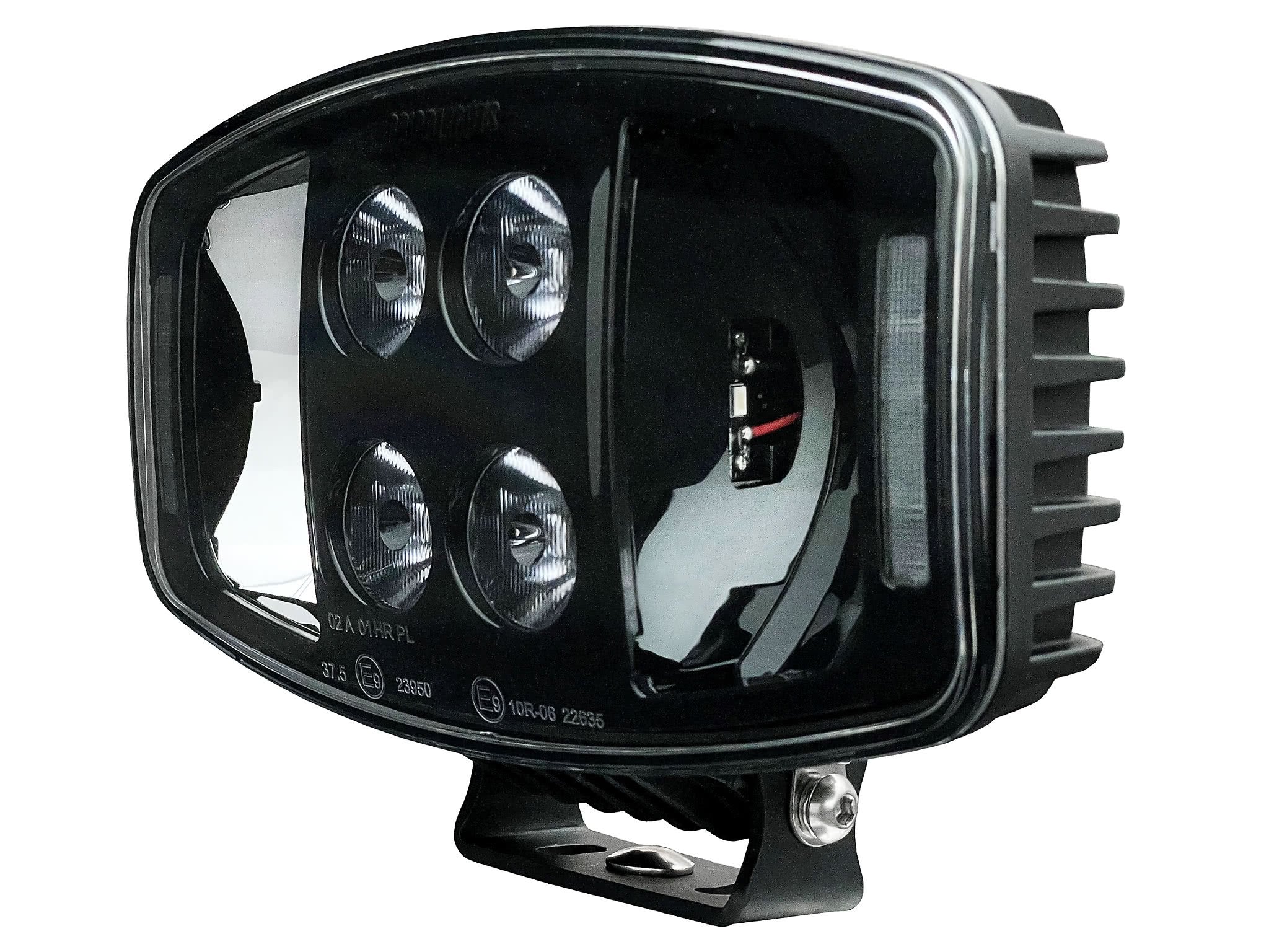 BriodLights Oval Extraljus 90w 8500lm – närbild detaljer | Briodlights