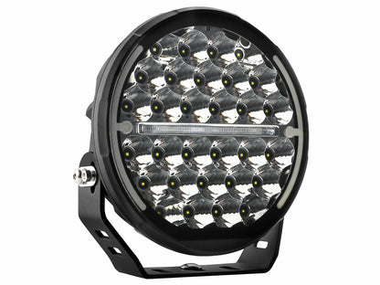 BriodLights ICE – X LED extraljus 9"/218mm – närbild detaljer | Briodlights