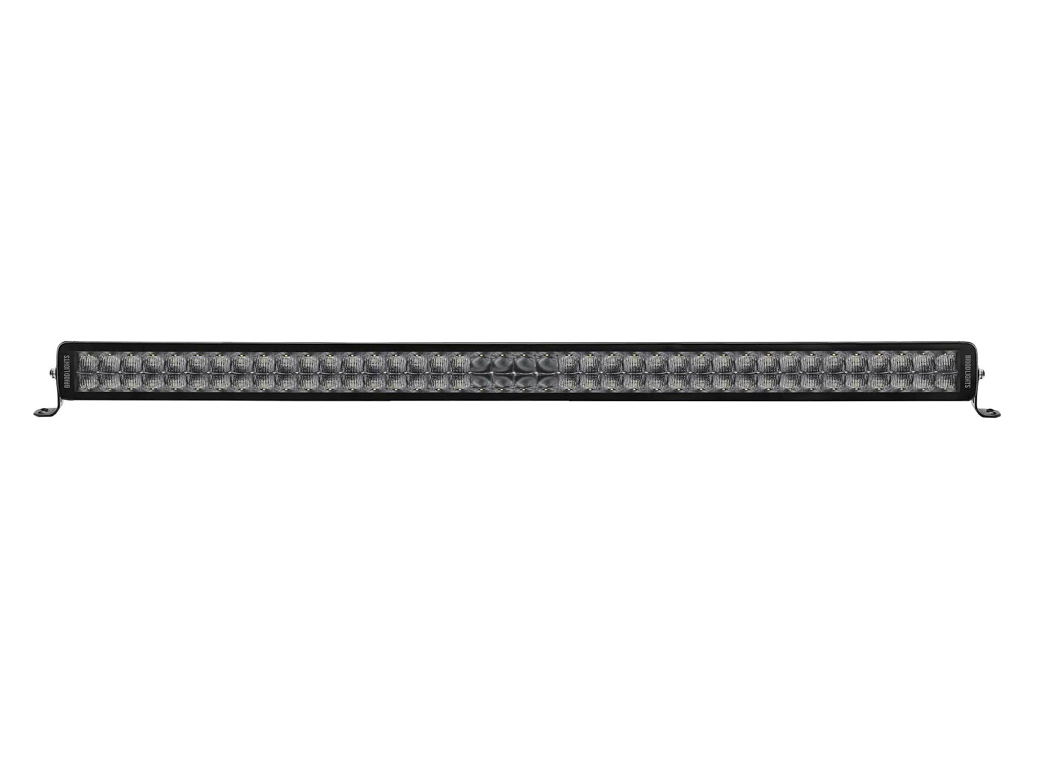 BriodLights Extraljusramp Dubbelradig Svart 9760lm – produktbild framifrån | Briodlights