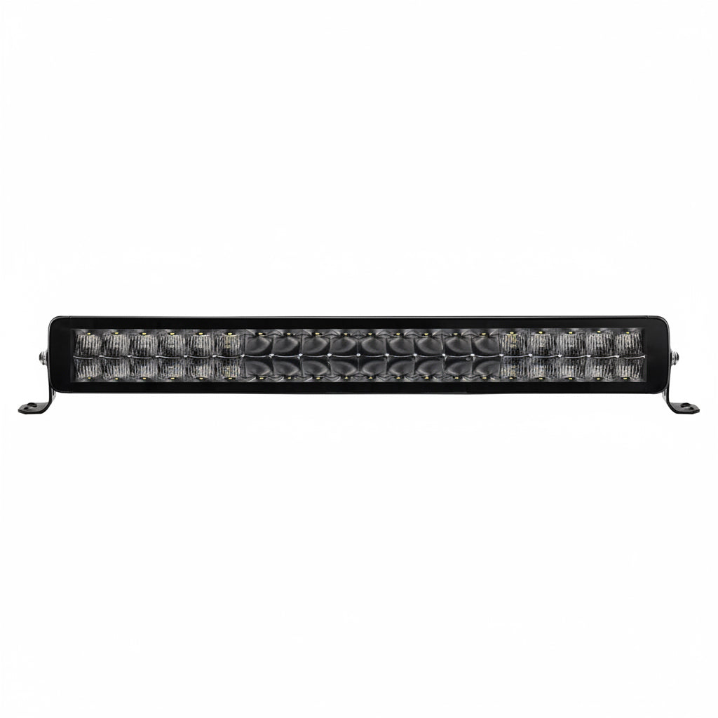 BriodLights Extraljusramp Dubbelradig Svart 5500lm – produktbild framifrån | Briodlights