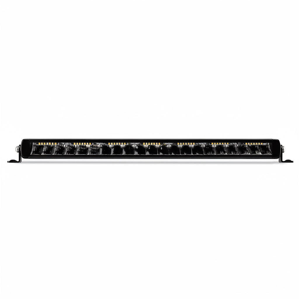 BriodLights Extraljusramp Svart Enkelradig Park.ljus 3586lm – produktbild framifrån | Briodlights