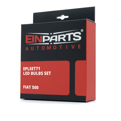 LED-interiörbelysning Fiat 500 – 6000K