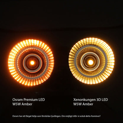 T10 – W5W 3D Led 12 – 24v – i användning | Xenonkungen