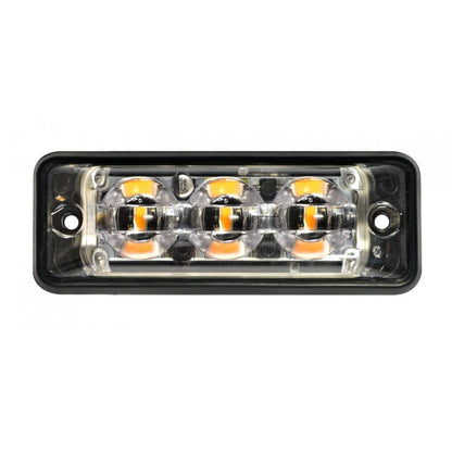 produktbild framifrån visande Blixtljus Super – Slim 3LED R10 Röd – LEA