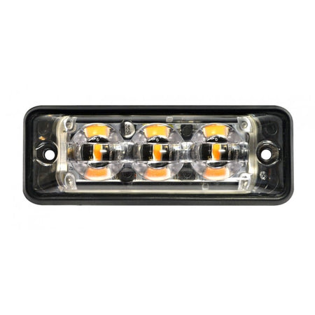 produktbild framifrån visande Blixtljus Super – Slim 3LED R10 Röd – LEA