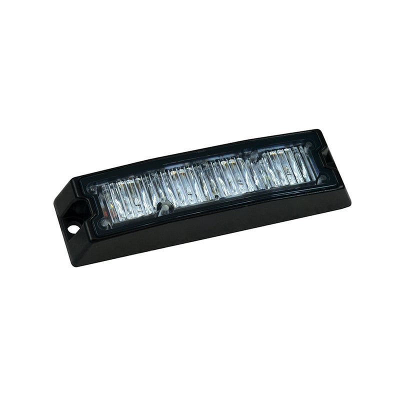 produktbild framifrån visande Blixtljus Slimline 4LED R65 Blå – LEA