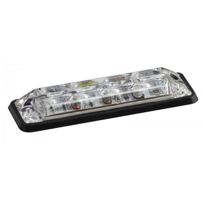 närbild på detaljer och material av Blixtljus Super – Slim R65 4LED Amber – LEA