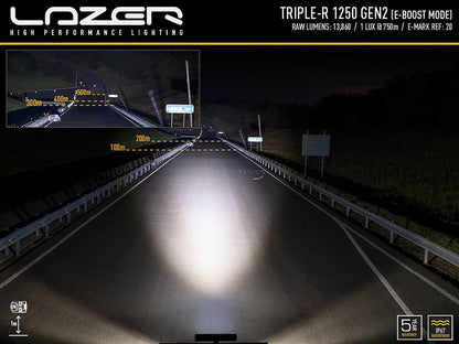 Lazer Triple – R 1250 Std e.ljusramp 23" (590 mm) pos.ljus – förpackning och innehåll | Lazer