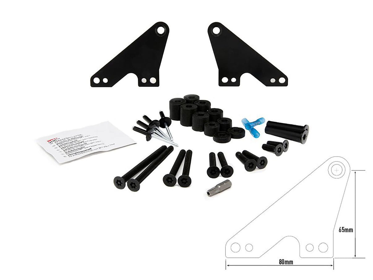 Lazer takmonteringssats Hilux 65 mm hög – produktbild framifrån | Lazer