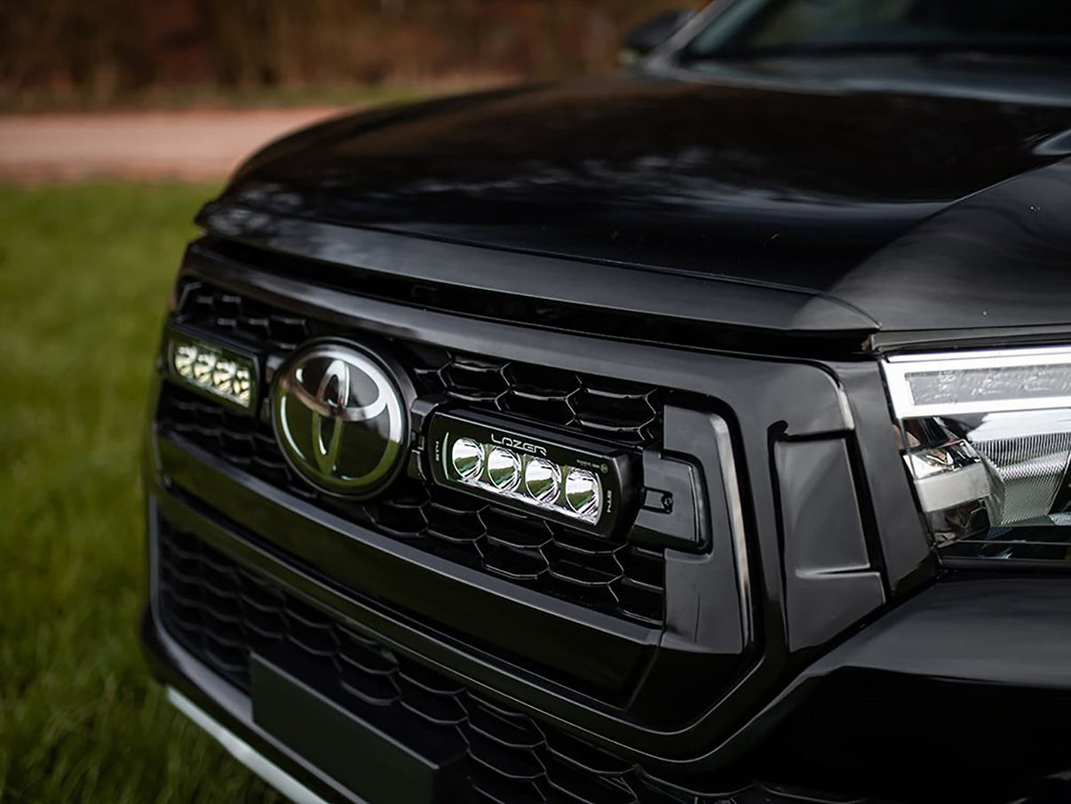 Lazer Ledrampskit Toyota Hilux Inv. X 2018+ 2x ST4 Evo. – produktbild framifrån | Lazer