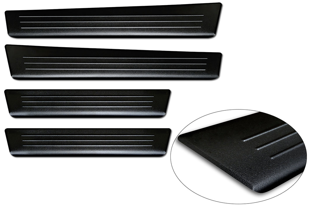 Tröskelskydd Black Mat Ford Turneo Courier II 2023+ – Mattsvart