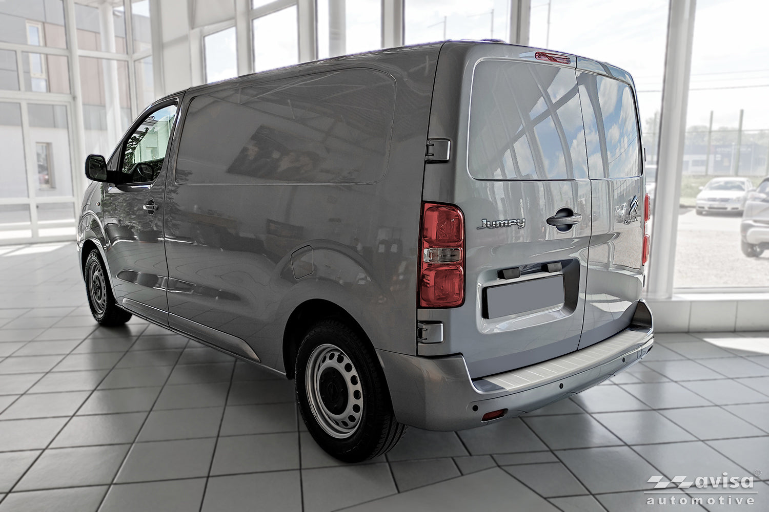 Lastskydd Soft Silver Citroen Jumpy III 4-dörrars 2016+ m.fl. – Soft Silver – detaljbild 2