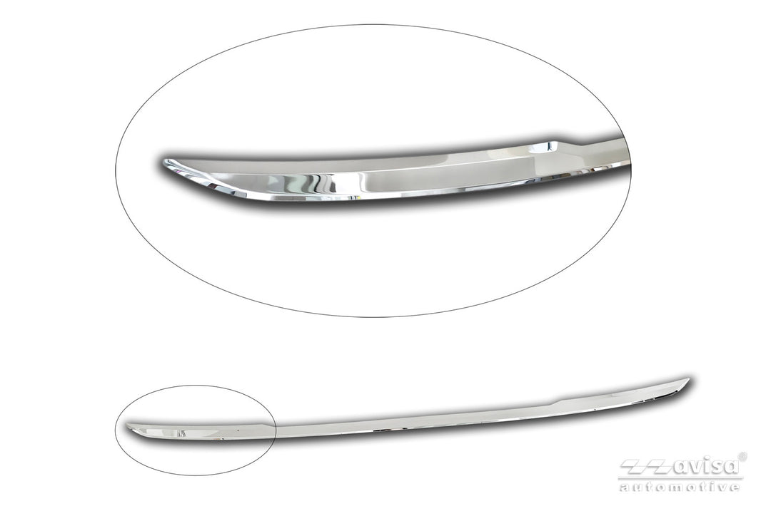 Bakluckelist Volkswagen Taigo 2021+ – Spegelpolerat silver