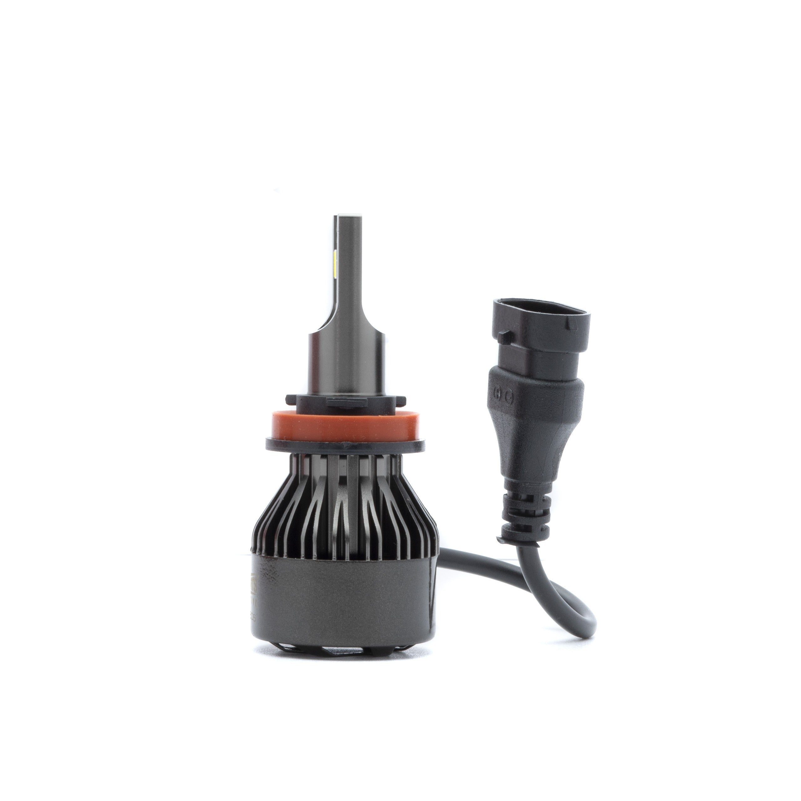 LED-lampa för motorcykel – H11 – PGJ19–2 – 6000K – 34 W – 9V - 32V