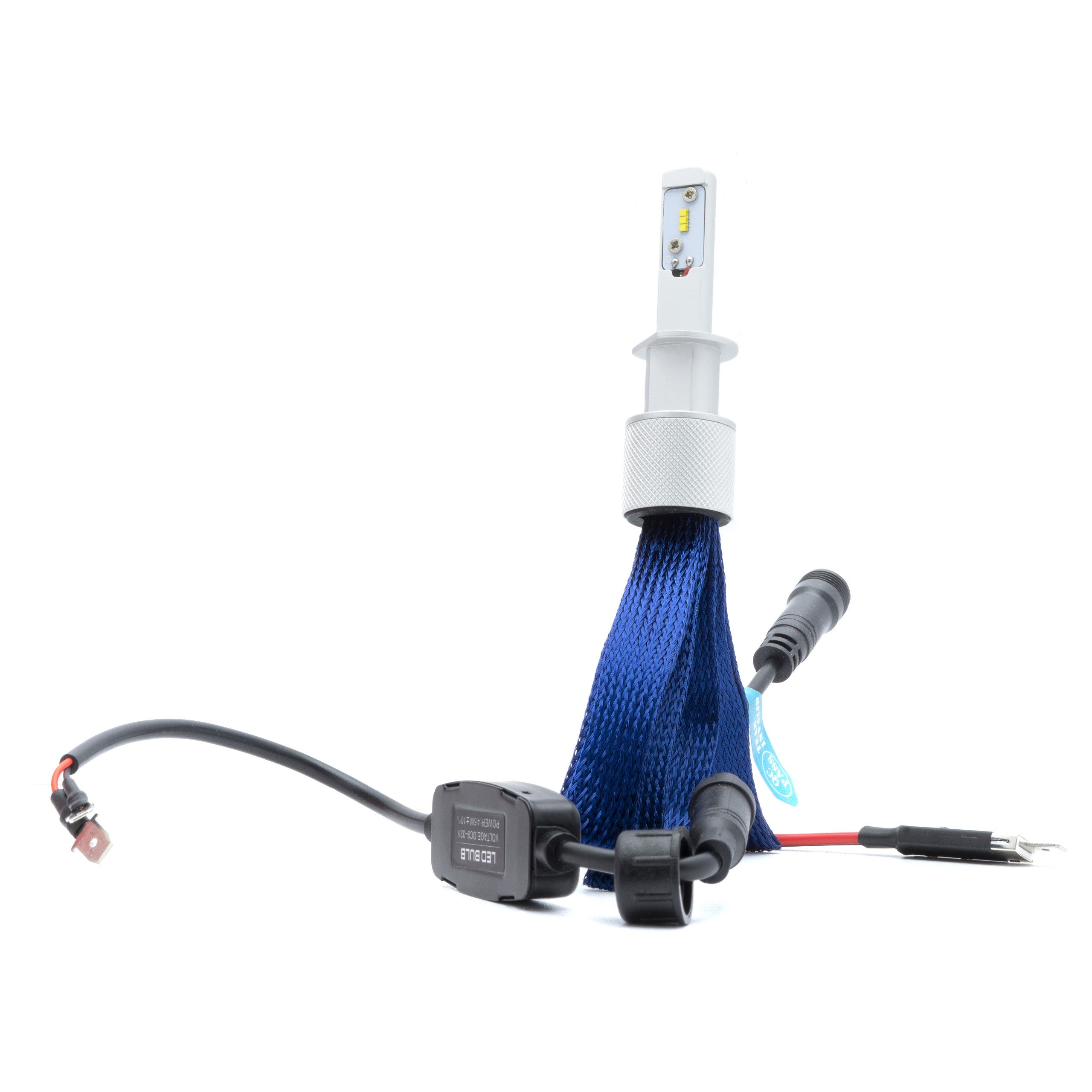 LED-lampa för motorcykel – H1 – P14.5S – 6000K – 30 W – 9V - 16V