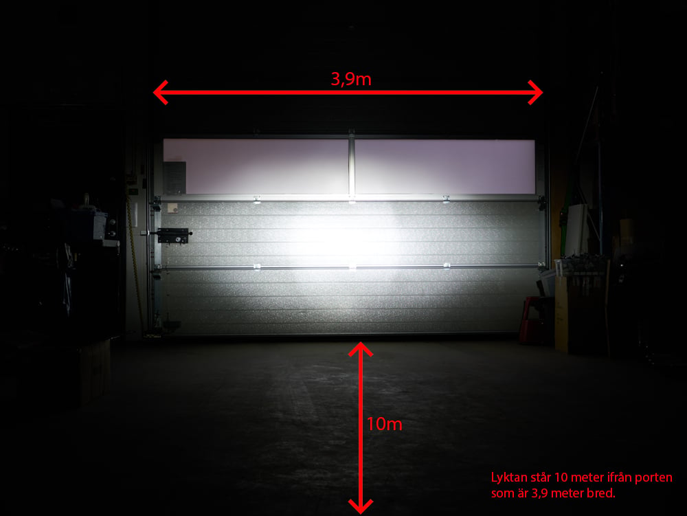 installationsvy för Extraljus NBB Alpha 225 LUXTAR Premium LED – LUXTAR