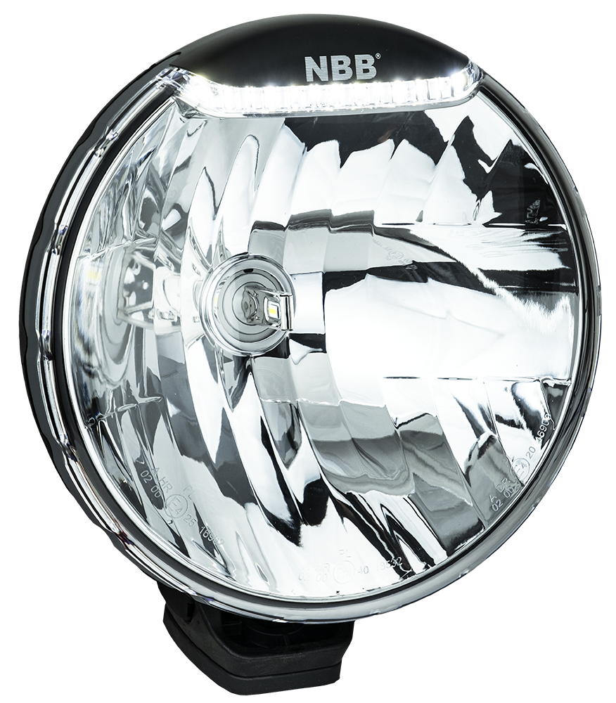 närbild på detaljer och material av Extraljus NBB Alpha 225 LUXTAR Premium LED – LUXTAR