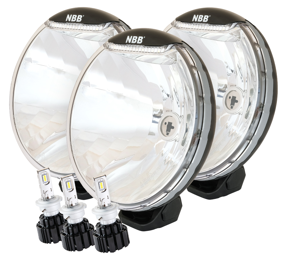 produktbild framifrån visande 3 – PACK Extraljus NBB Alpha 225 Premium LED – NBB
