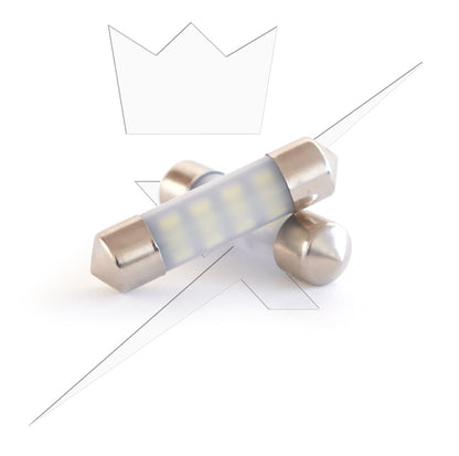 närbild på detaljer och material av 36mm – C5W LED Retrofit 6000K 10 – 30V – Carlevel