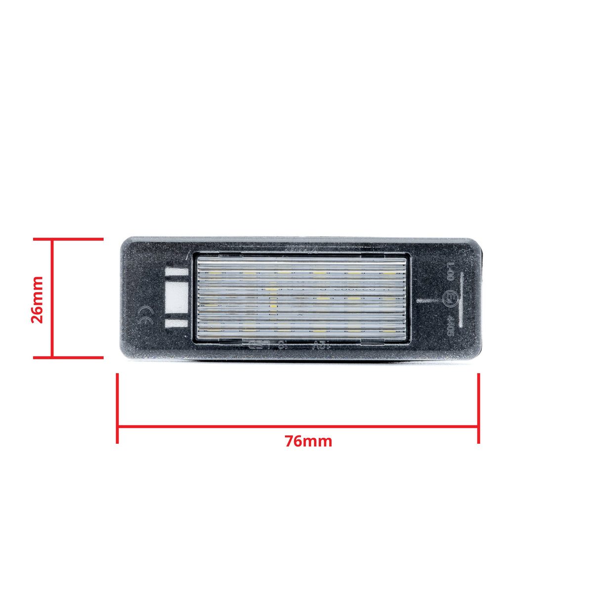 LED-skyltbelysning Fiat Ulysse Scudo/Peugeot 106 Fl 1007 3D 207 3D/5D 207 CC 208