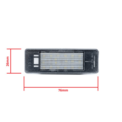LED-skyltbelysning Fiat Ulysse Scudo/Peugeot 106 Fl 1007 3D 207 3D/5D 207 CC 208