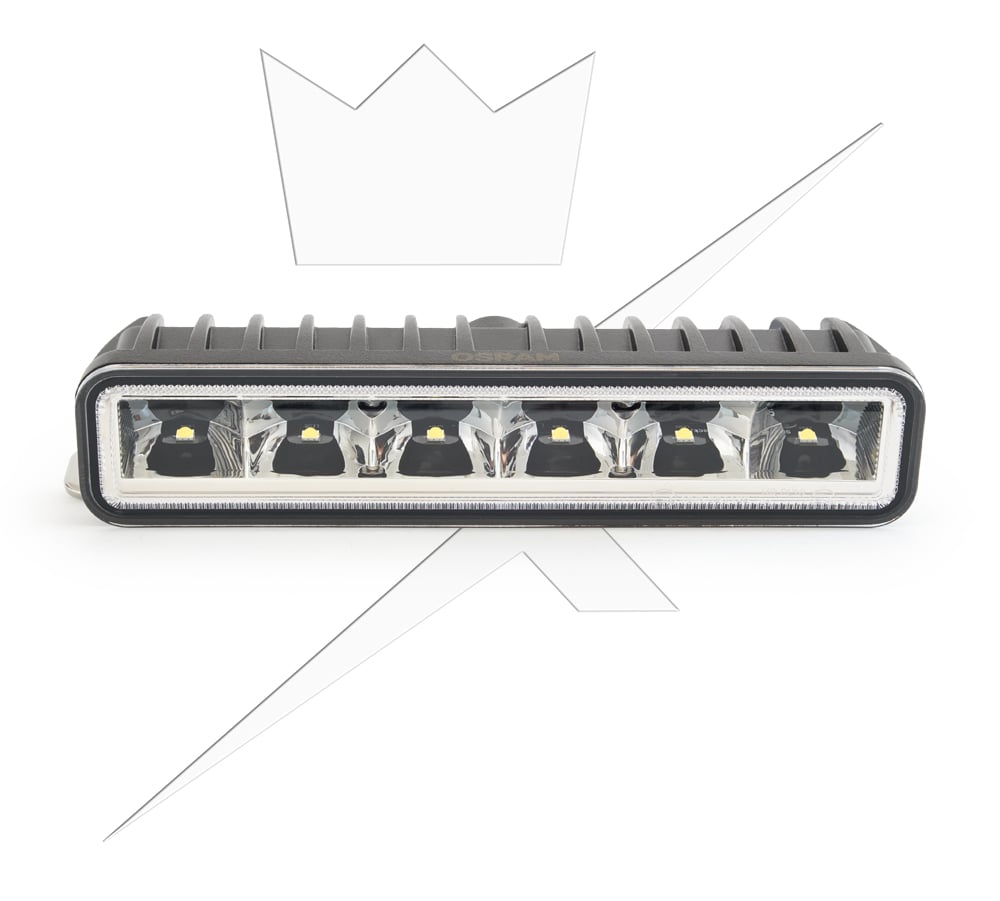 närbild på detaljer och material av OSRAM LEDriving LEDramp SX180 Spot 19cm – OSRAM